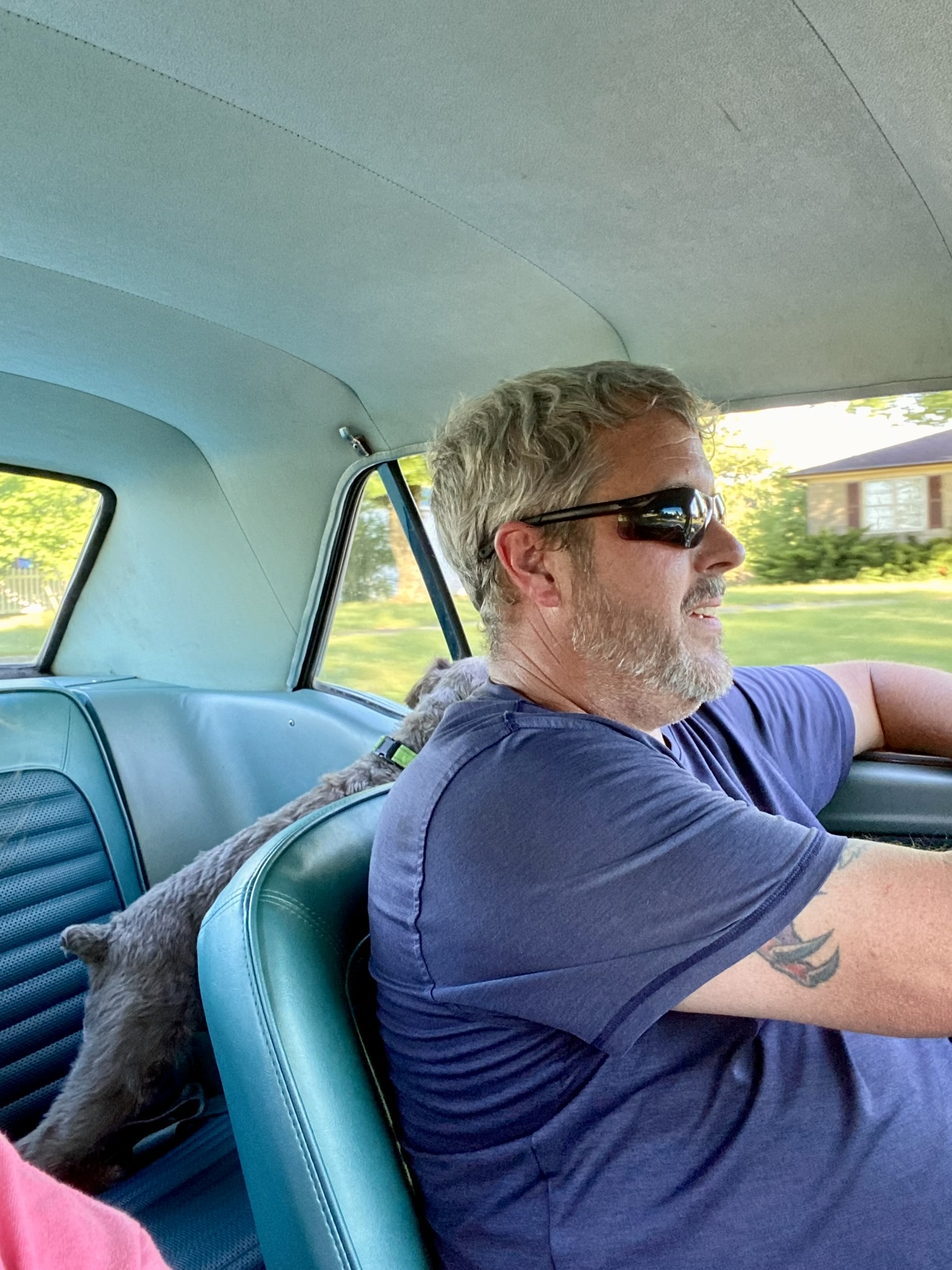Jimmy in his mustang